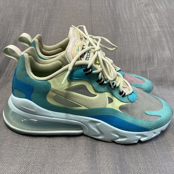 Nike Other - Nike Air Max 270 React Hyper Jade Running Shoes men's Sz 8 - A04971-301